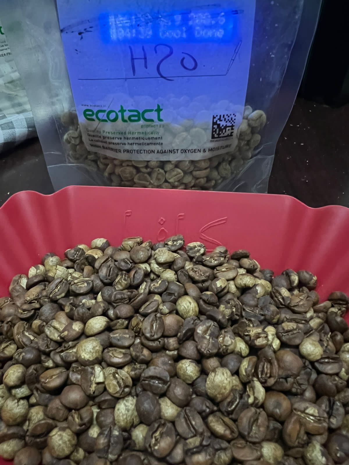 عينات بن في أكياس Ecotact
